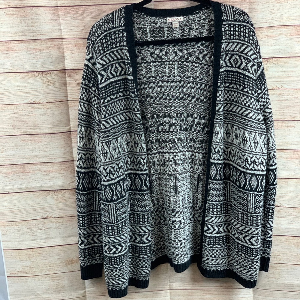 Merona Open Front Long Sleeve Cardigan